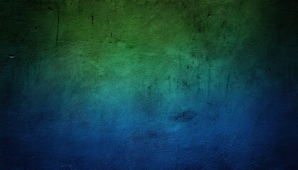 Obraz premium abstract textured gradient background with vivid blue and green tones blending in rough plaster surface for modern wallpaper or banner design