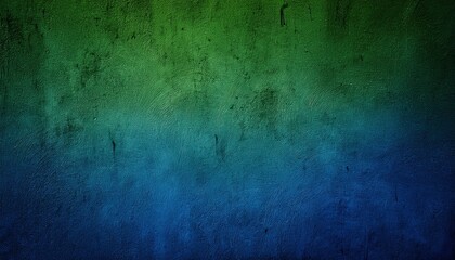 Obraz premium abstract textured gradient background with vivid blue and green tones blending in rough plaster surface for modern wallpaper or banner design