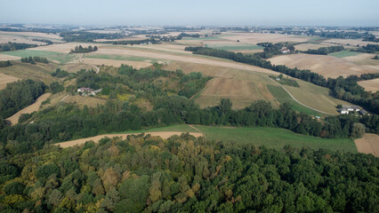pola uprawne z lotu ptaka © Marcin