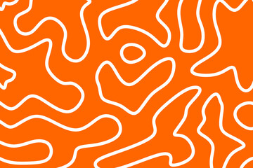 Abstract Pattern Vectors on orange background. Minimalist Abstract Pattern Vector Illustration. Ideal for branding, packaging, fabric prints, digital backgrounds, posters, web design, and creative