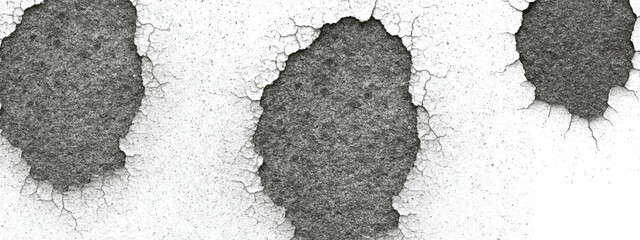 Abstract paint splatter effect with messy ink blot design