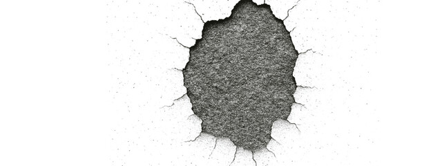 Dirty grunge ink stain with rough textures and cracked patterns