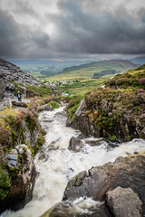walking around an old slate quarry in Blaenau FFestiniog