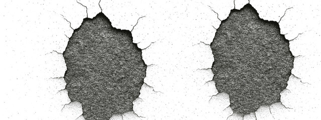 Ink blot artistic grunge design with splattered abstract effect