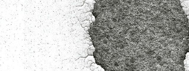 Dirty grunge black ink splatter effect with rough surface