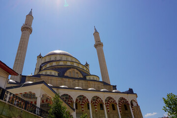 13 July 2025 Bingol Turkey. Hacilar mosque in Bingol Turkey