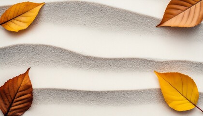 Clean wavy sand texture background with natural shadows