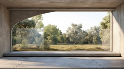 Beautiful Tree Landscapes from Window