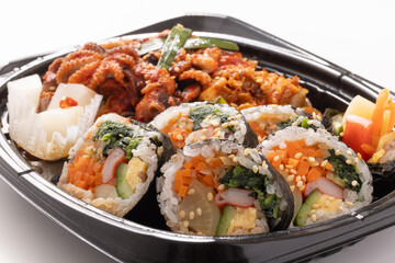 イイダコ　サムギョプサル　キンパ弁当