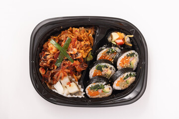 イイダコ　サムギョプサル　キンパ弁当