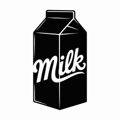 milk carton illustration