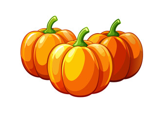 pumpkin isolated on white background
