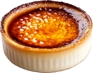 Creme brulee caramelized sugar custard dessert vanilla golden glossy baked