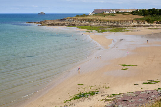Daymer Bay, Cornwall, England UK on a sunny summer's day