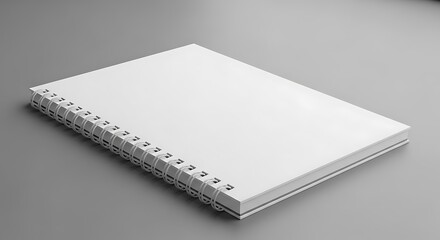 Blank Spiral Notebook for Focus and Productivity.