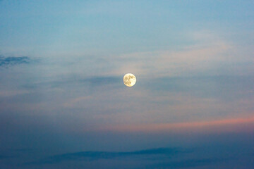 moon and clouds