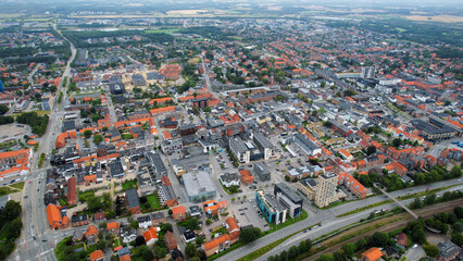 Aerial Panorama The Downtown The