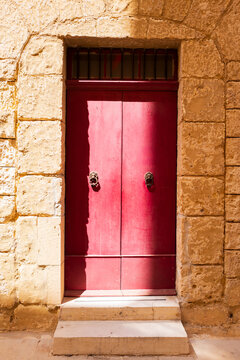 old red door