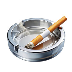cigarette on white background