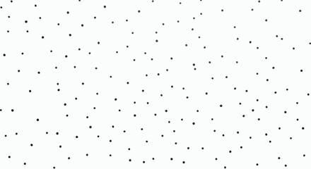 Elegant black dots on white background, perfect for modern designs and playful patterns, versatile for any project