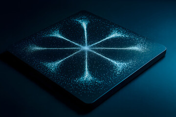 Chladni Plate Cymatics Pattern (Acoustic Resonance)