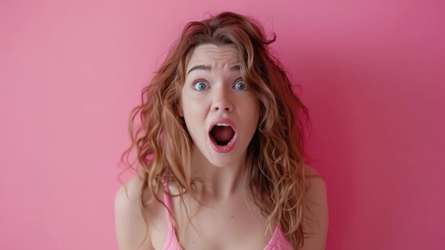 A person making a humorous expression on their face