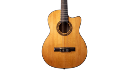 Guitar PNG, Acoustic or Electric String Instrument, Transparent Background, Music Illustration, Instrument and Entertainment Design