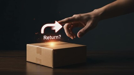 Augmented Reality Return Process Digital Interactive Experience - Powered by Adobe