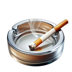 cigarette on white background