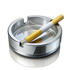 cigarette on white background