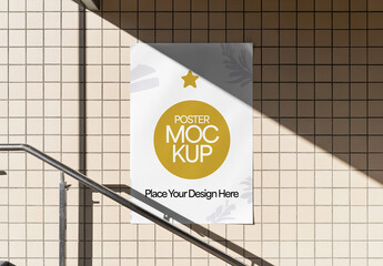 Urban Exterior Wall Poster Mockup