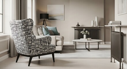 Fototapeta premium Modern Living Room Interior Design.