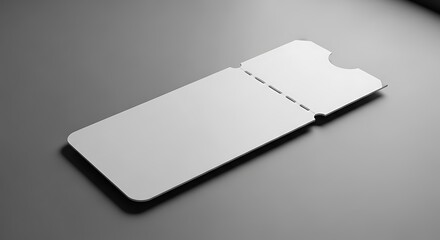 White Minimalist Card Holder.