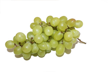 Fresh Grapes bunch in white background