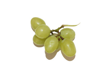 Fresh Grapes bunch in white background