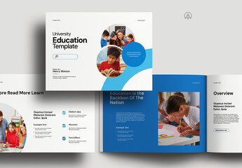 Education Brochure Landscape Template