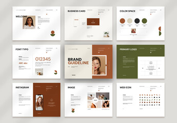 Brand Guideline Brochure Landscape Template