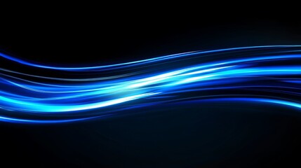 Dynamic blue light streaks create a modern, energetic abstract background perfect for tech themes