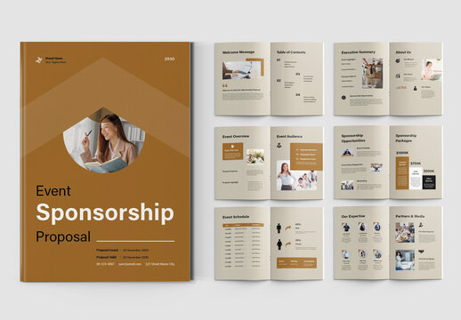 Event Sponsorship Proposal Brochure Template