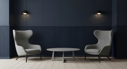 Modern Minimalist Meeting Room Design.