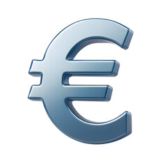 Obraz premium 3D render of Euro currency symbol for finance banking economy and investment concept