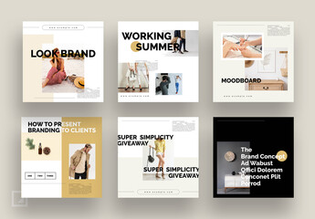 Summer Social Media Layout