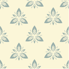 Seamless Floral Pattern Vector Background