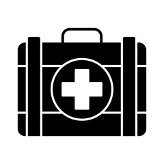First Aid Kit icon Black
