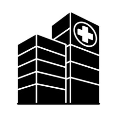Hospital Icon Black