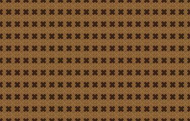 Fototapeta premium Ethnic monochrome seamless pattern. Background with Aztec geometric patterns. Print with a tribal theme. Fabric from the Navajo people. Abstract wallpaper in a modern style. Illustration in vector 