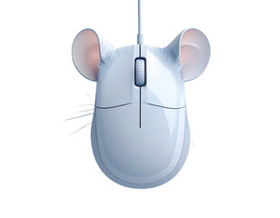 White Mouse With Large Ears