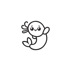 Seafood restaurant Stylized image of shrimp logo template