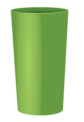 Cardboard or plastic coffee cup. vector illustration	