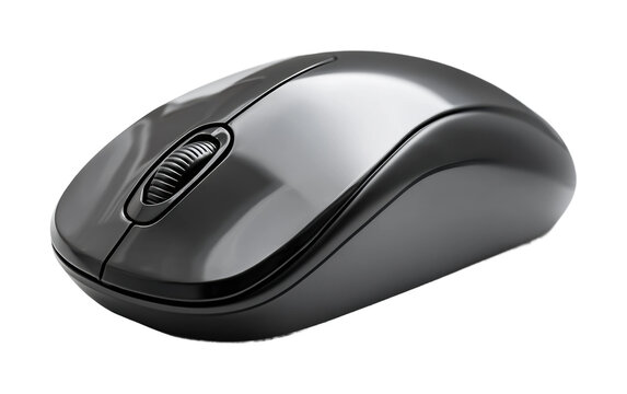 Streamline your workspace minimalist mouse for efficient office productivity isolated on transparent background, png